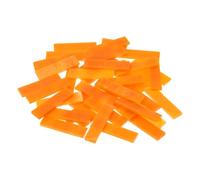 sourcing map Rectangular Mosaic Tiles Stained Glass Strips, 1.57" x 0.4" Orange Glass Pieces 200g/7.05 oz Mosaic Tile Making Supplies for DIY Handmade Crafts and Home Decoration