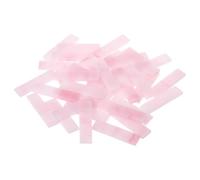 sourcing map Rectangular Mosaic Tiles Stained Glass Strips, 1.57" x 0.4" Pink Glass Pieces 300g/10.58 oz Mosaic Tile Making Supplies for DIY Handmade Crafts and Home Decoration