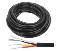 sourcing map Red Black Yellow White Wire 4pin Extension Cable Cord Electrical Wire 14 AWG Parallel Wire Oxygen-Free Copper 10Ft Length for LED Strip Light