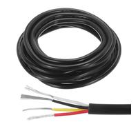 sourcing map Red Black Yellow White Wire 4pin Extension Cable Cord Electrical Wire 18 AWG Parallel Wire Oxygen-Free Copper 10Ft Length for LED Strip Light