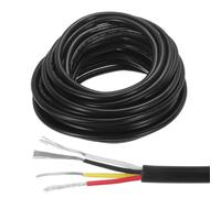 sourcing map Red Black Yellow White Wire 4pin Extension Cable Cord Electrical Wire 18 AWG Parallel Wire Oxygen-Free Copper 26Ft Length for LED Strip Light