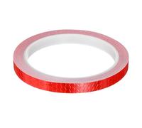 sourcing map Reflective Tape 0.4" x26ft Adhesive Night Safety Warning Tapes Outdoor Bicycle Adhesive Reflector Stickers for Vehicles Trailers Trucks Bike Cars Signs, Red