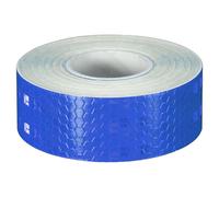 sourcing map Reflective Tape 1" x33ft Adhesive Night Safety Warning Tapes Outdoor Bicycle Adhesive Reflector Stickers for Vehicles Trailers Trucks Bike Cars Signs, Blue
