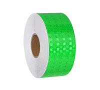 sourcing map Reflective Tape, 2 Inch x 82 ft Self-Adhesive Trailer Reflector Tape Waterproof Warning Safety Sticker High Visibility Night Reflectors for Bikes Cars, Green