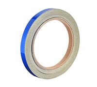 sourcing map Reflective Tape Blue, 10mm x 25m, Outdoor Waterproof Warning Tape for Bikes, RV, and Boat Striping Marking