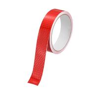 sourcing map Reflective Tape Caution Warning Sticker Adhesive Tape, 1 Inch x 16 Ft Waterproof PVC Marking Tape for Trailers Motorcycle Steps Floor Boats Outdoor Floor, Red