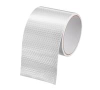 sourcing map Reflective Tape Caution Warning Sticker Adhesive Tape, 3 Inch x 10 Ft Waterproof PVC Marking Tape for Trailers Motorcycle Steps Floor Boats Outdoor Floor, White