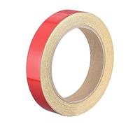 sourcing map Reflective Tape Red, 20mm x 25m, Outdoor Waterproof Warning Tape for Bikes, RV, and Boat Striping Marking