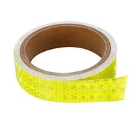 sourcing map Reflective Tape - Water Proof Self-Adhesive High Visibility Safe Tapes for Lorry Car Conspicuity - 1-inch x 15 Ft - Fluorescence Yellow