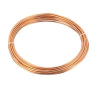 sourcing map Refrigeration Tubing, 1/16" OD x 1/32" ID x 16 Ft Soft Coil Copper Tubing