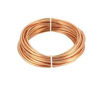 sourcing map Refrigeration Tubing, 1/8" OD x 5/64" ID x 16 Ft Soft Coil Copper Tubing