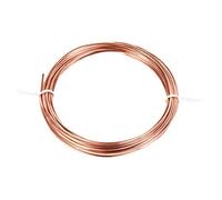 sourcing map Refrigeration Tubing 1.8mm OD x 0.8mm ID x 19.5Ft Length Copper Tubing Coil