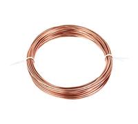 sourcing map Refrigeration Tubing 1.8mm OD x 0.8mm ID x 24.5Ft Length Copper Tubing Coil