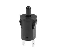 sourcing map Refrigerator Door Light Switch 10mm Momentary Fridge Switch Normally Closed PB35 AC 250V 3A Black
