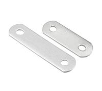 sourcing map Repair Plate, 23mmx8mm 50Pcs, 30mmx8mm 50Pcs, Flat Fixing Mending Corner Brace Bracket Connector