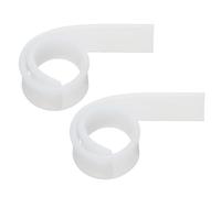 sourcing map Replacement Squeegee Rubber for Window, Glass, Shower Doors, Tile Wall Cleaning, 9.84 Inch, White Pack of 2