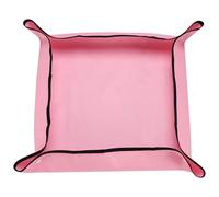 sourcing map Repotting Mat 19.7" x 19.7" Oxford Cloth Waterproof Plant Repotting Mat Foldable Portable Gardening Potting Tray with Plastic Buckle for Indoor Plant Change Soil, Pink