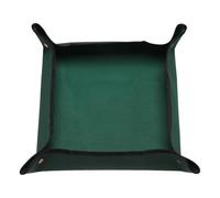 sourcing map Repotting Mat 19.7" x 19.7" Oxford Cloth Waterproof Plant Repotting Mat Foldable Portable Gardening Potting Tray with Metal Buckle for Indoor Plant Change Soil, Dark Green