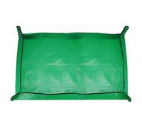 sourcing map Repotting Mat 39.4" x 59.1" PE Cloth Waterproof Plant Repotting Mat Foldable Portable Gardening Potting Tray with Metal Buckle for Indoor Plant Change Soil Watering, Green