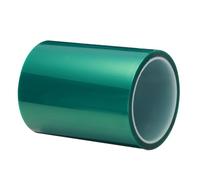 sourcing map Resin Tape Silicone Adhesive Tape High Temperature Resistance Easy Peeling Polyester for Epoxy Resin,River Tables,Craft,Remove Residue 5 Inch Wide 108FT Long(Green),Pack of 1