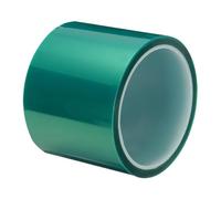 sourcing map Resin Tape Silicone Adhesive Tape High Temperature Resistance Easy Peeling Polyester for Epoxy Resin,River Tables,Craft,Remove Residue 2.95 Inch Wide 108FT Long(Green),Pack of 1