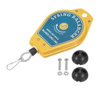 sourcing map Retractable Spring Balancer 1.1-3.3lbs (0.5-1.5kg) Tool Holder Hanging Equipment with Fitting Accessory for Assembly-line, Blue