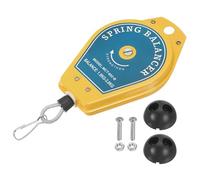 sourcing map Retractable Spring Balancer 3.3-6.6lbs (1.5-3kg) Tool Holder Hanging Equipment with Fitting Accessory for Assembly-line, Blue
