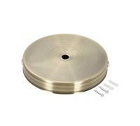 sourcing map Retro Light Canopy Kit Wall Sconce Lamp Plate Fixture 120mm 4.7Inch Bronze