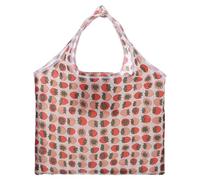 sourcing map Reusable Grocery Bags, 1Pcs Printed Washable Shopping Totes with Handles, Foldable Large Cloth Grocery Bag for Shopping, Camping and Traveling (Strawberry)