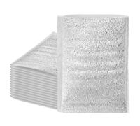 sourcing map Reusable Thermal Insulation Bags,11.8x7.9 Inch Thermal Box Liners Insulation Aluminum Foil Pearl Cotton Bag for Books,Food,Cosmetics, Pack of 15