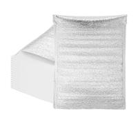 sourcing map Reusable Thermal Insulation Bags,15.7x13.8 Inch Thermal Box Liners Insulation Aluminum Foil Pearl Cotton Bag for Books,Food,Cosmetics, Pack of 25