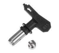 sourcing map Reversible Spray Tips for Airless Sprayer 415 Paint Spray Nozzle Tips Sprayer Machine Parts for Home Garden Building Fences, Black