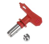 sourcing map Reversible Spray Tips for Airless Sprayer 517 Paint Spray Nozzle Tips Sprayer Machine Parts for Home Garden Building Fences, Red