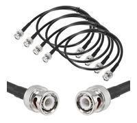 sourcing map RG58 Coaxial Cable with BNC Male to BNC Male Connectors 50 Ohm 1.7ft 4pcs