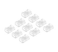 sourcing map RGB LED Light Strip Connectors, LED Adapter Connectors LED Light Strip Connectors for Strip Light Unwired Gapless Track Lighting Connector Pack of 15 (3 Pin, 10mm)