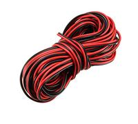 sourcing map RGB Wire 22AWG 2 Pin 2 Color Extension Cable Line for LED Strip 5050 3528 Cord 33ft / 10m