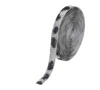 sourcing map Rhinestone Strips,3 Yard 0.9cm Adhesive Rhinestone Ribbon Bling Rhinestone Tape for for DIY Crafts, Party Car Phone Decorations,Cow Pattern