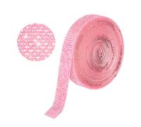 sourcing map Rhinestone Strips,3 Yard 14mm Adhesive Rhinestone Ribbon Bling Rhinestone Tape for for DIY Crafts, Party Car Phone Decorations, Rose Red AB