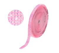 sourcing map Rhinestone Strips,3 Yard 6mm Adhesive Rhinestone Ribbon Bling Rhinestone Tape for for DIY Crafts, Party Car Phone Decorations, Rose Red AB