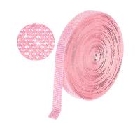 sourcing map Rhinestone Strips,6 Yard 12mm Adhesive Rhinestone Ribbon Bling Rhinestone Tape for for DIY Crafts, Party Car Phone Decorations, Rose Red AB