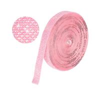 sourcing map Rhinestone Strips,6 Yard 14mm Adhesive Rhinestone Ribbon Bling Rhinestone Tape for for DIY Crafts, Party Car Phone Decorations, Rose Red AB