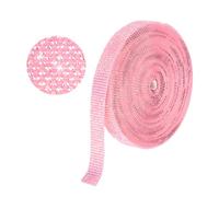 sourcing map Rhinestone Strips,6 Yard 16mm Adhesive Rhinestone Ribbon Bling Rhinestone Tape for for DIY Crafts, Party Car Phone Decorations, Rose Red AB
