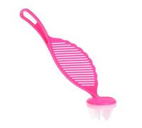 sourcing map Rice Washer, Hand Held Rice Washing Tool, Kitchen Paddle Washer Strainer with Hanging Hole for Beans Grains Vegetables Home Kitchen Restaurant Camping, Red