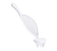 sourcing map Rice Washer, Hand Held Rice Washing Tool, Kitchen Paddle Washer Strainer with Hanging Hole for Beans Grains Vegetables Home Kitchen Restaurant Camping, White