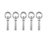 sourcing map Ring Lifting Expansion Eyebolt, 5pcs M8x70mm 304 Stainless Steel Expansion Screw with Eye Ring for Concrete Brick Wall