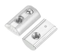 sourcing map Roll-in Spring M3 T Nut, Roll Ball Elastic Nuts for 2020 Series Aluminum Extrusion Profile Suitable for Aluminum Profile with 5.8mm Groove Depth, Pack of 25