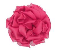 sourcing map Rose Flower Brooches and Pins, 4.3 in Flower Lapel Pins, Large Rose Floral Brooches for Women Wedding Party Dance Dress Suit Clothes Accessories Jewelry Gifts (Style 1 Rose Red)