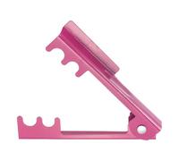 sourcing map Rose Thorn Stripper Tool 5.5" Metal Flower Thorn Leaf Remover Flower Stem and Leaf Stripping for Gardening Home Florist Arrangement, Pink