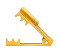 sourcing map Rose Thorn Stripper Tool 5.5" Metal Flower Thorn Leaf Remover Flower Stem and Leaf Stripping for Gardening Home Florist Arrangement, Yellow