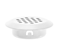 sourcing map Round Air Vents, Fit 1.14" Dia. Hole, Circle Mesh Airflow Louver for Kitchen Cabinet Shoebox Wardrobe, Stainless Steel, White Pack of 5